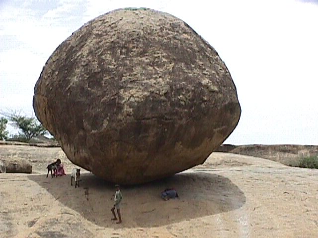 Krishna's butterball in Tamil Nadu State